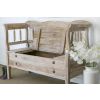 Reclaimed Teak Country Bench with Storage Compartment - 1